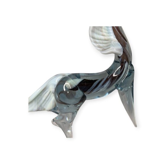 Vintage Mid Century Modern Glass Horse Sculpture Murano Art 9" Tall - Picture 8 of 11